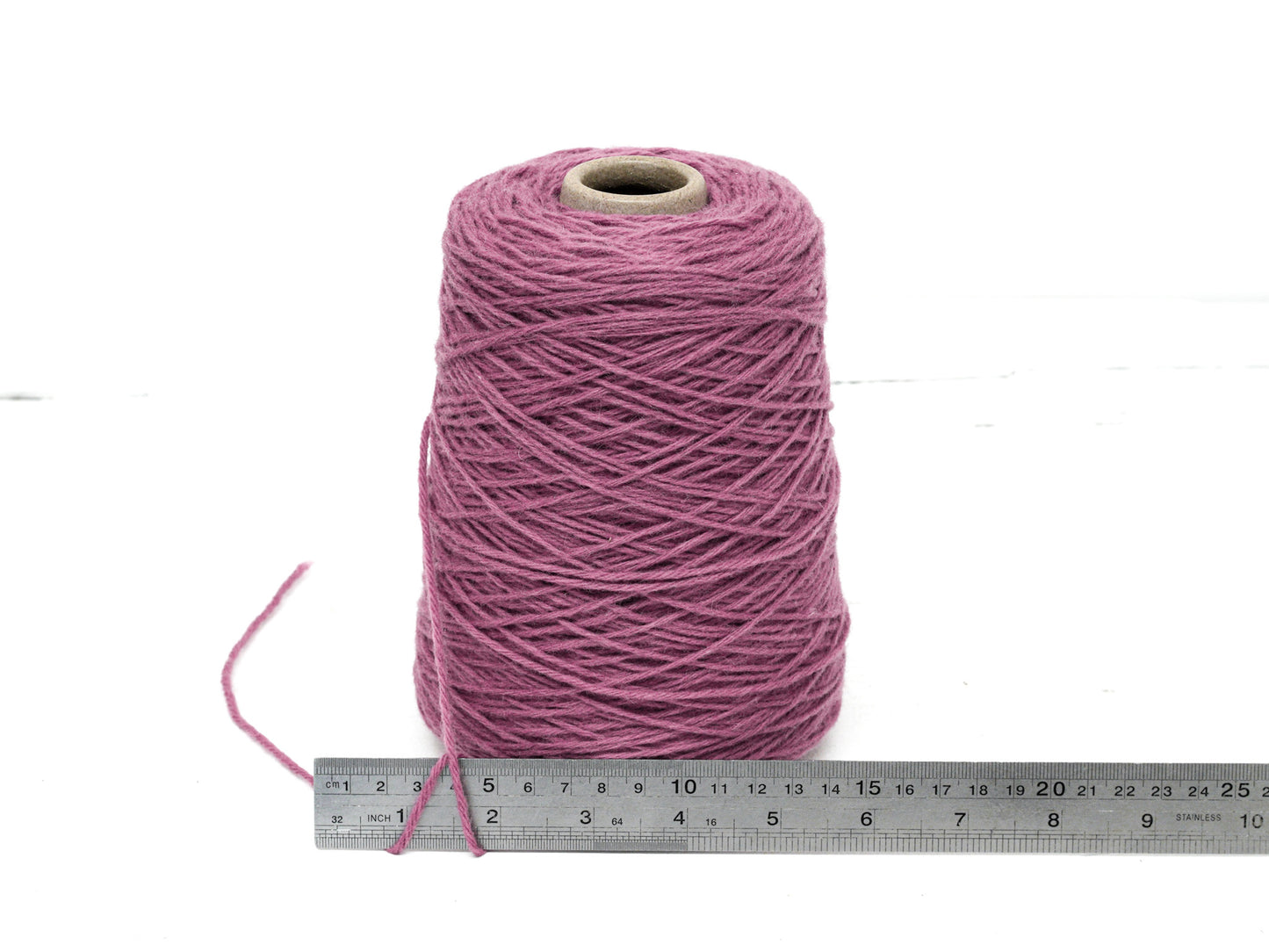Tea Rose wool yarn in cone - color 530