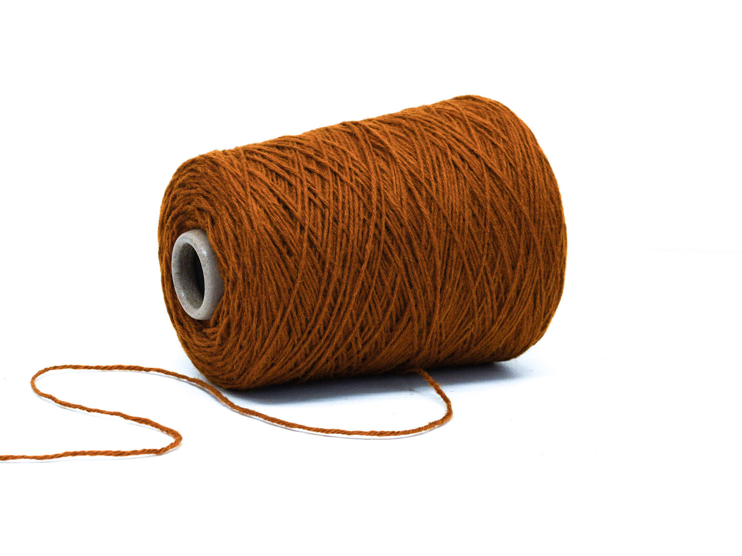 Cinnamon wool yarn in cone - 292