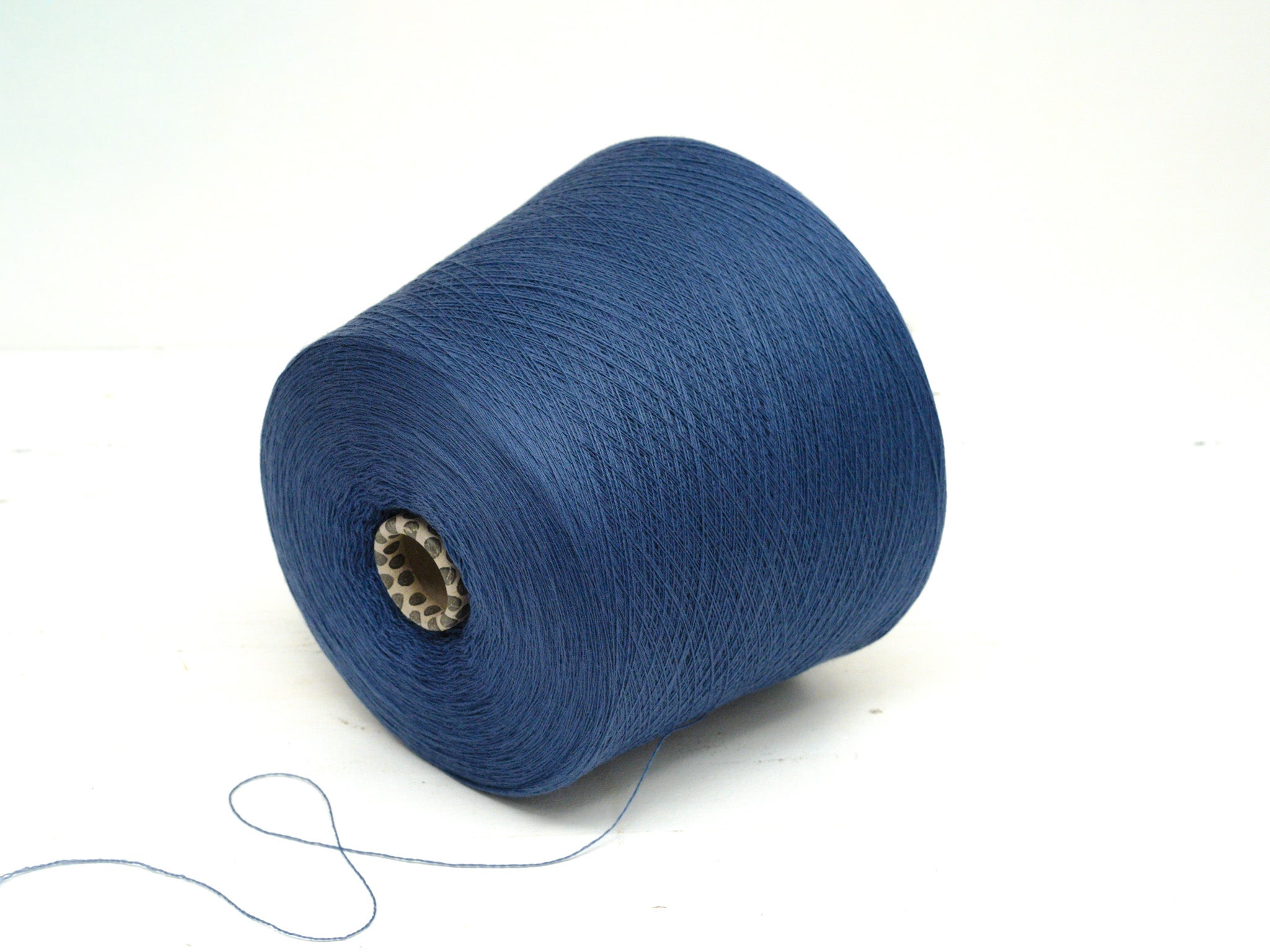 Dusty denim blue 14791 - 100% Extra Fine Merino Wool - Ultra Thin Lace - 100g/3.5oz