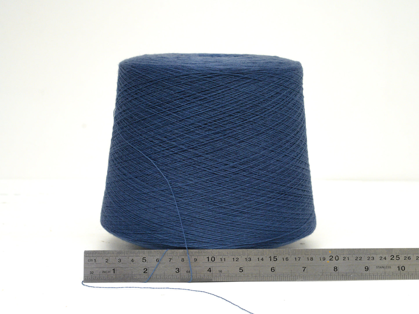 Dusty denim blue - 100% Extra Fine Merino Wool - Ultra Thin Lace - 100g/3.5oz