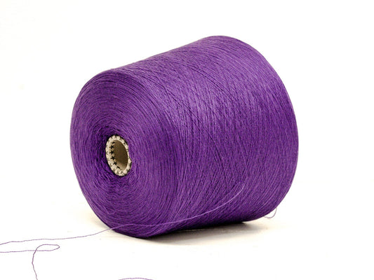 Amethyst color - 100% Extra Fine Merino Wool - Ultra Thin Lace - 100g/3.5oz