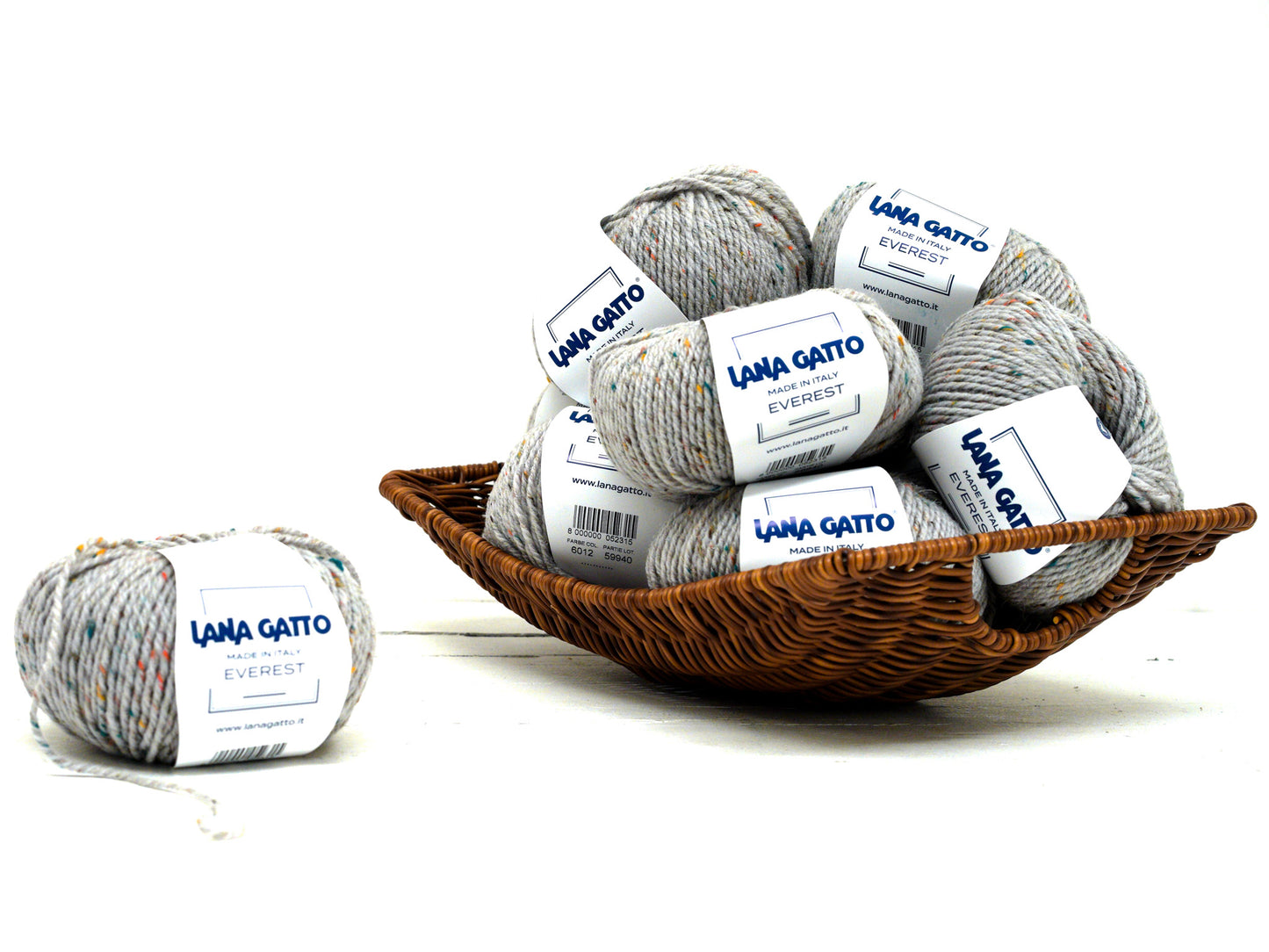 Grey tweed - Lana GATTO - Everest - wool yarn