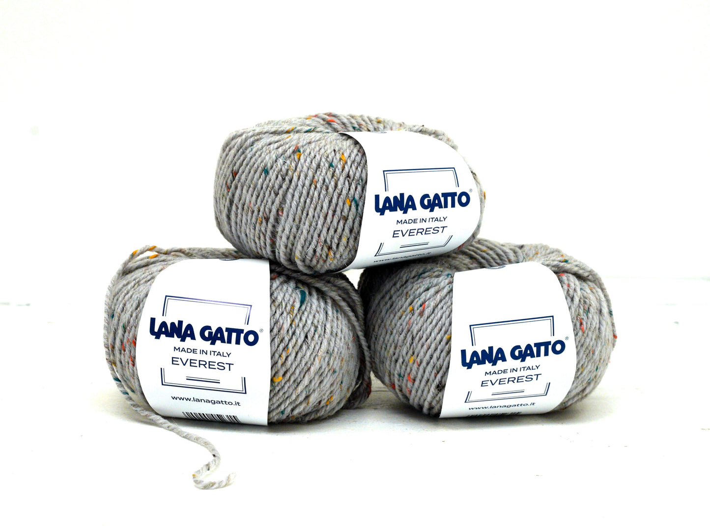 Grey tweed - Lana GATTO - Everest - wool yarn