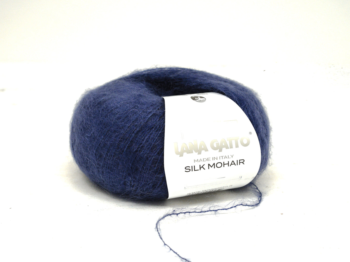 Muted Blue Luxury Lana Gatto Kid Mohair Silk yarn