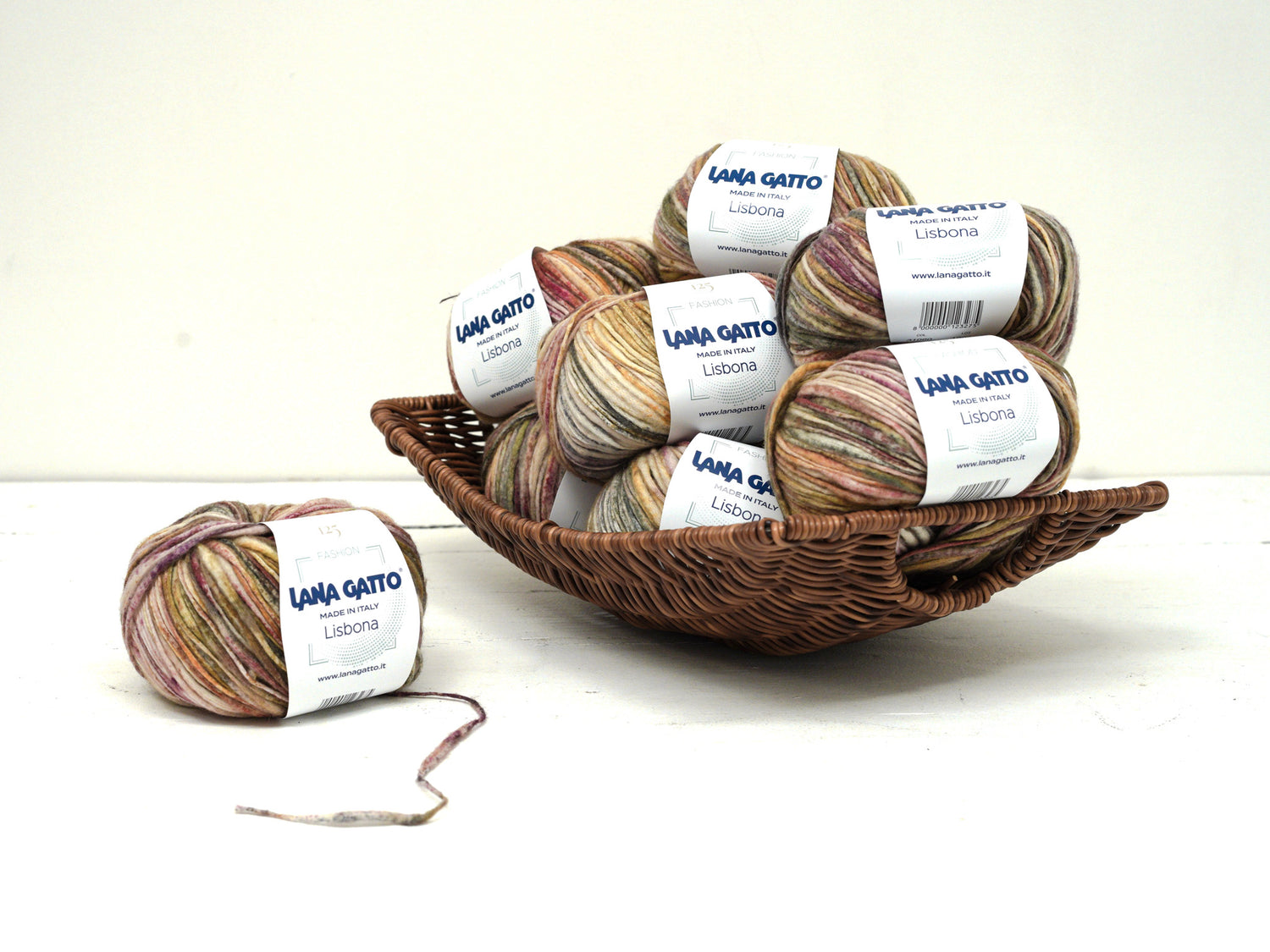 Lana Gatto Lisbona – Limited Edition Merino &amp; Cotton Blend  31060 – Warm brown