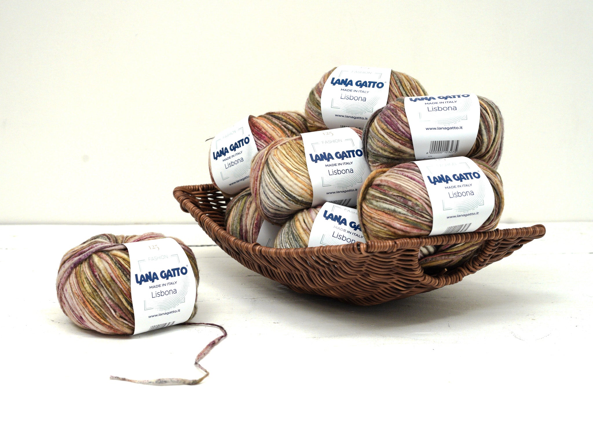 Lana Gatto Lisbona – Limited Edition Merino &amp; Cotton Blend  31060 – Warm brown