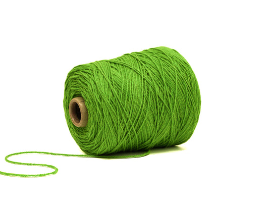 Green melange Carpet wool in cone - 60
