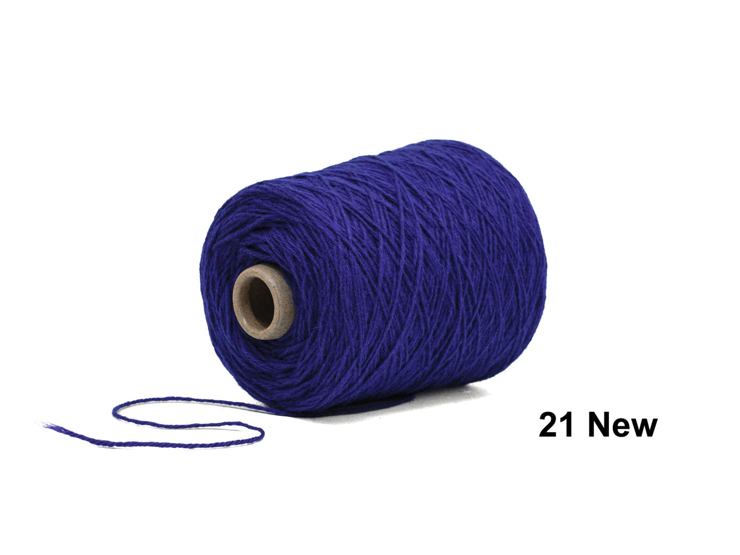 Violet blue Carpet wool in cone - 21