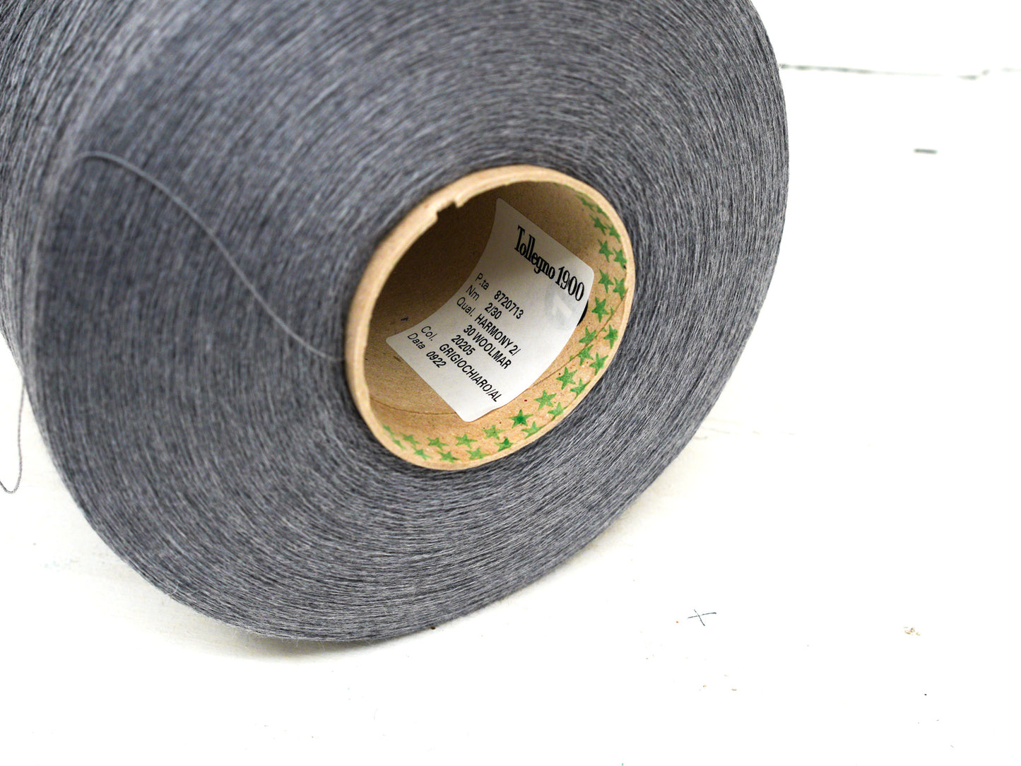 Grey 20205 - 100% Extra Fine Merino Wool - Ultra Thin Lace - 100g/3.5oz