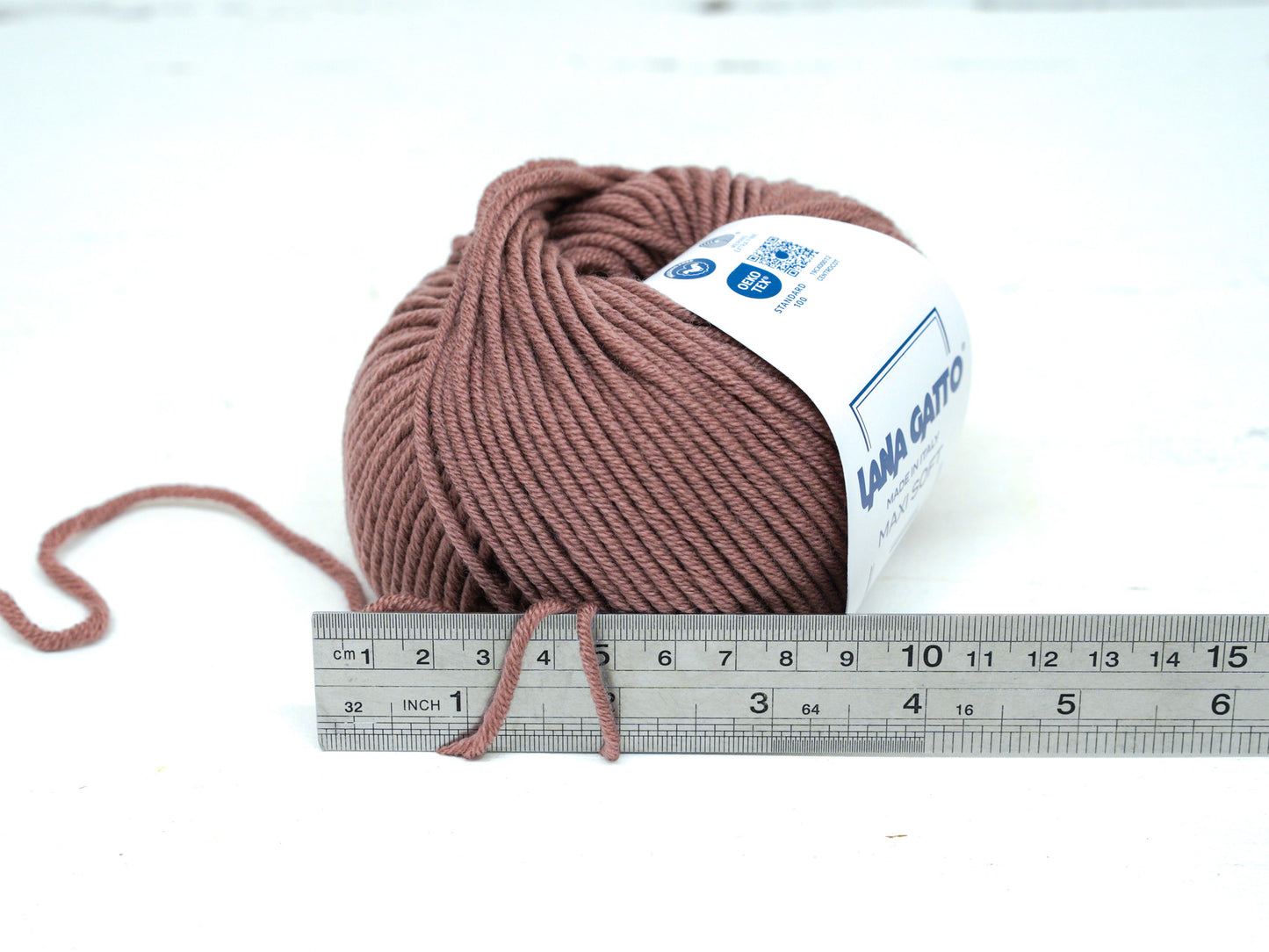 14624-powder brown - Lana Gatto Maxi soft wool - 90m/50g/ 1.76oc/99yds