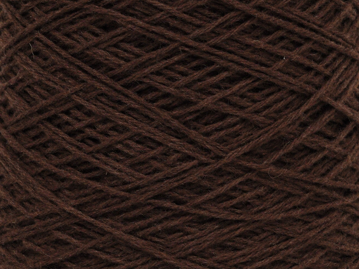 Brown rug wool yarn in cone - 86 New