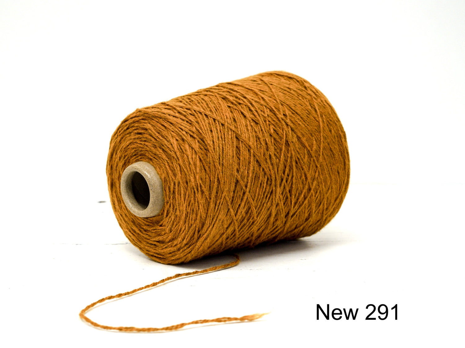Golden Cinnamon wool yarn in cone - 291