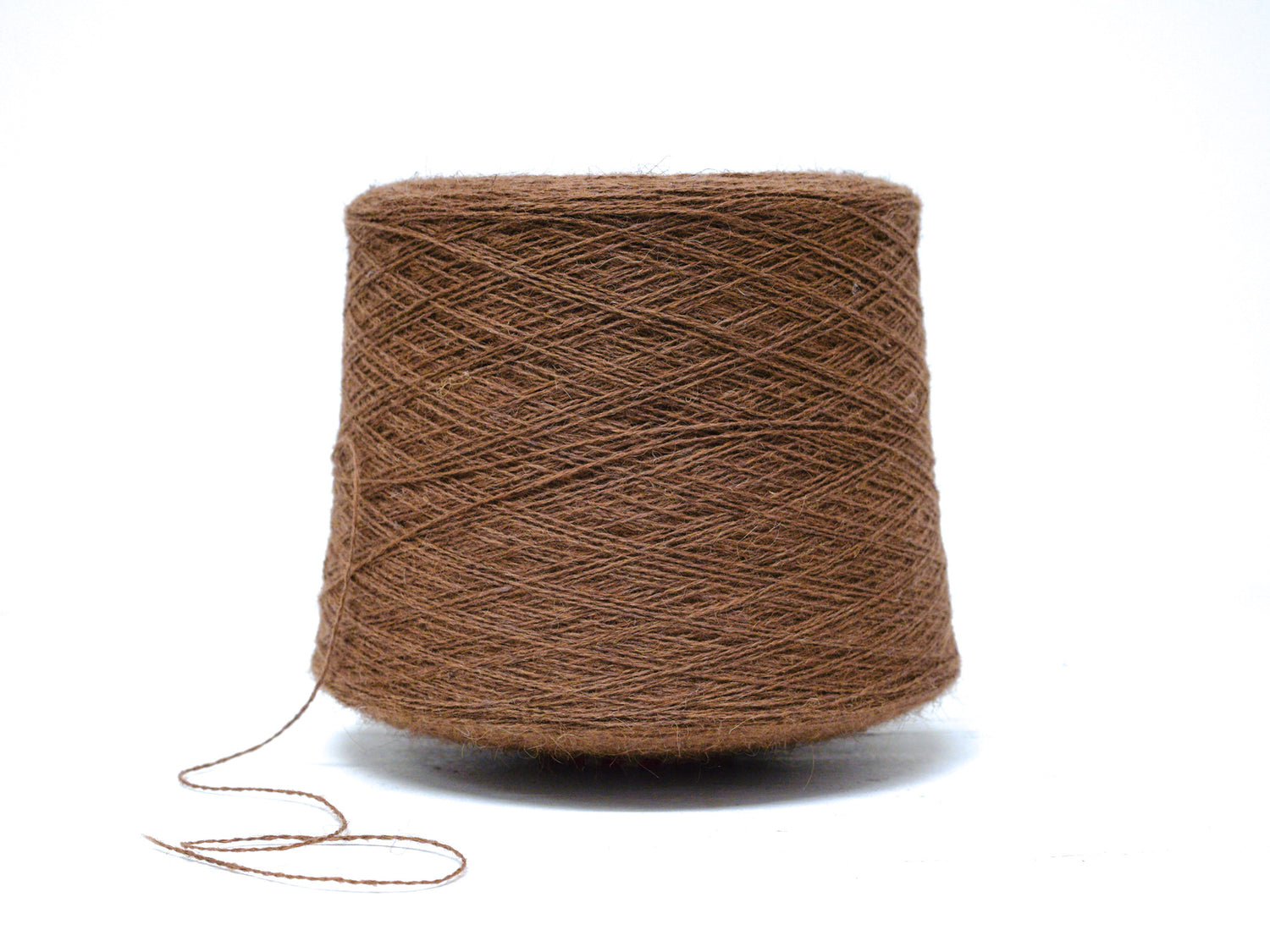 100% Camel wool lace yarn in cone - 900g