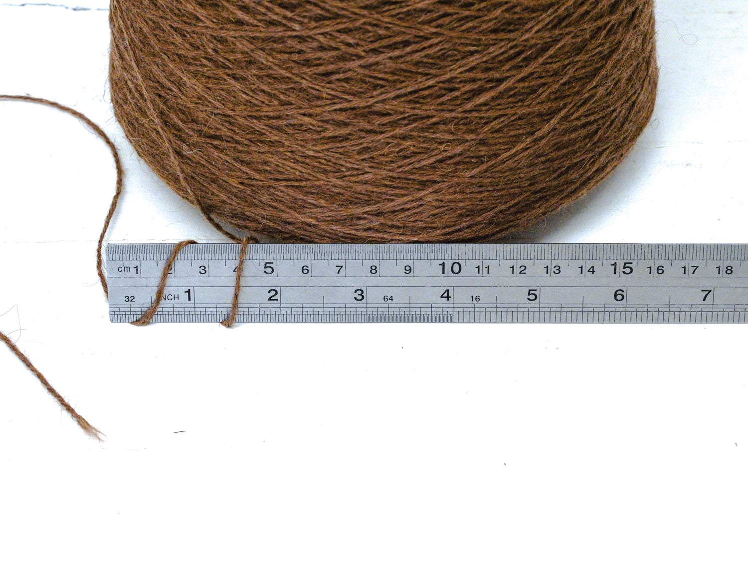100% Camel wool sport yarn in cone - 900g