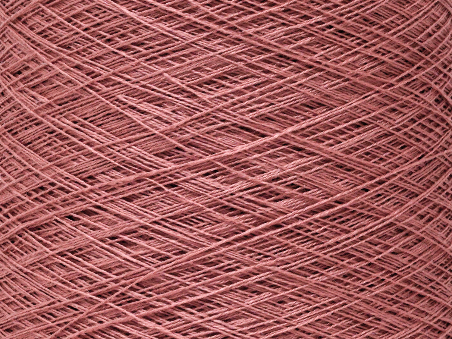 Meat red Linen Yarn: Baltic Flax, Lace Knitting, Crochet (100g/1000m in Cone)