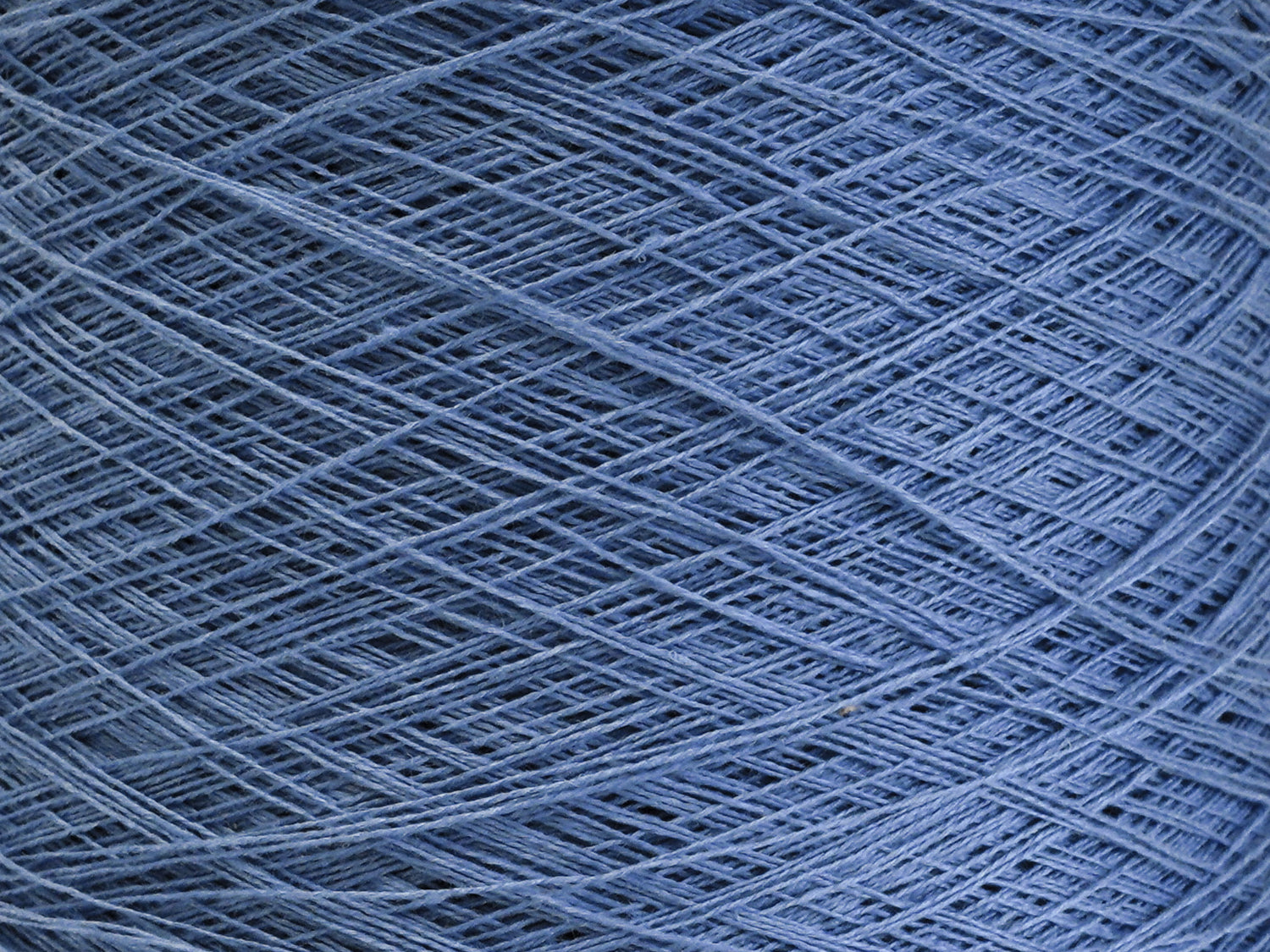 Denim blue Linen Yarn: Baltic Flax, Lace Knitting, Crochet (100g/1000m in Cone)