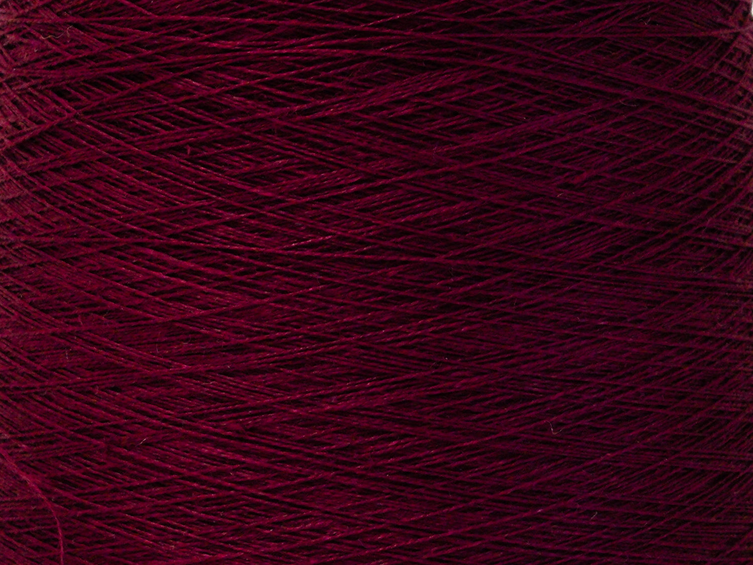 Burgundy red Linen Yarn: Baltic Flax, Lace Knitting, Crochet (100g/1000m in Cone)