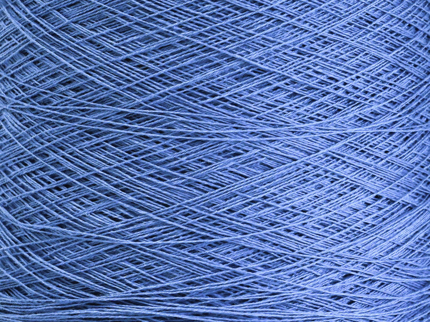 Steel blue Linen Yarn: Baltic Flax, Lace Knitting, Crochet (100g/1000m in Cone)