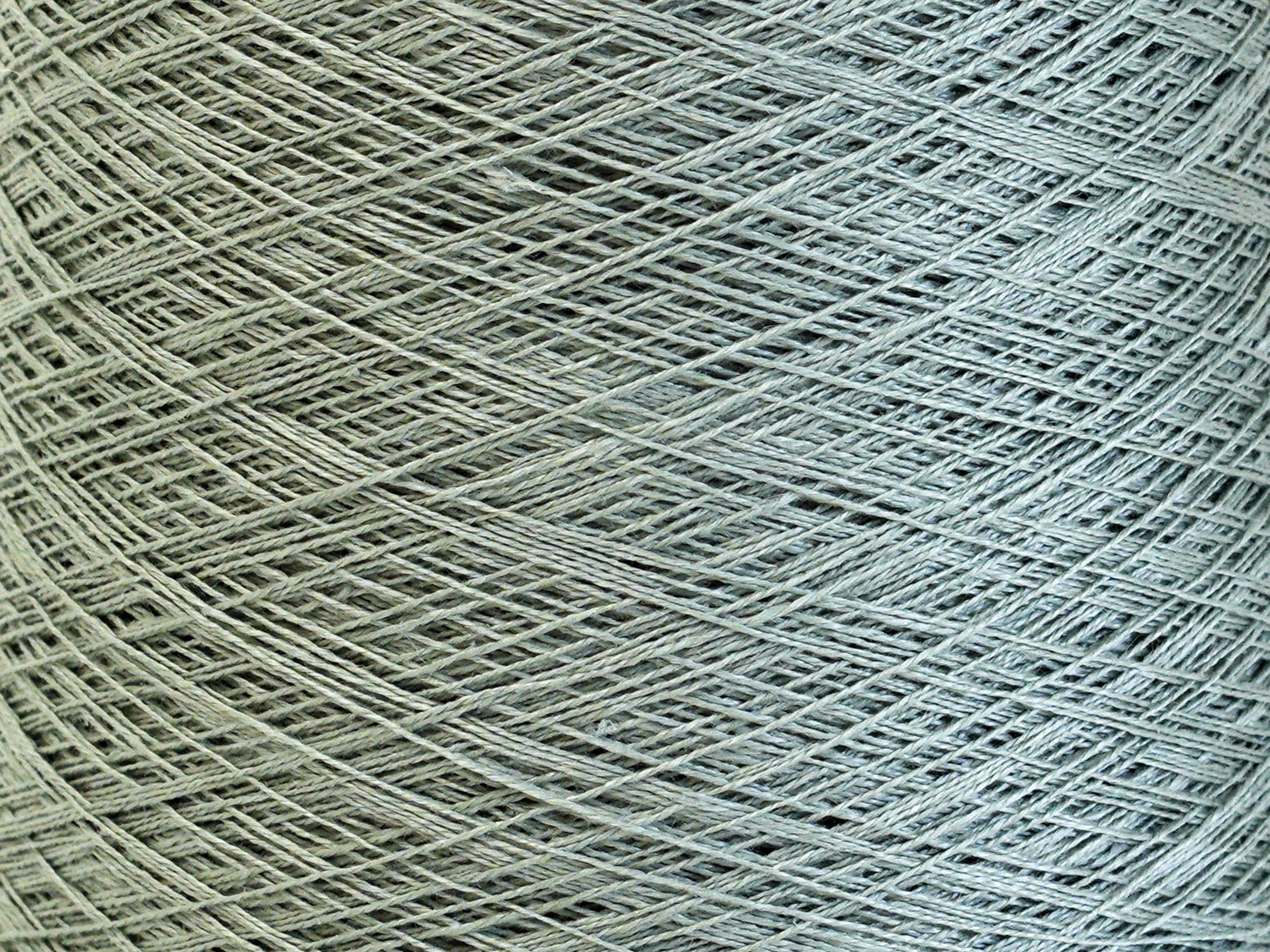 Olive Green Linen Yarn: Baltic Flax, Lace Knitting, Crochet (100g/1000m in Cone)