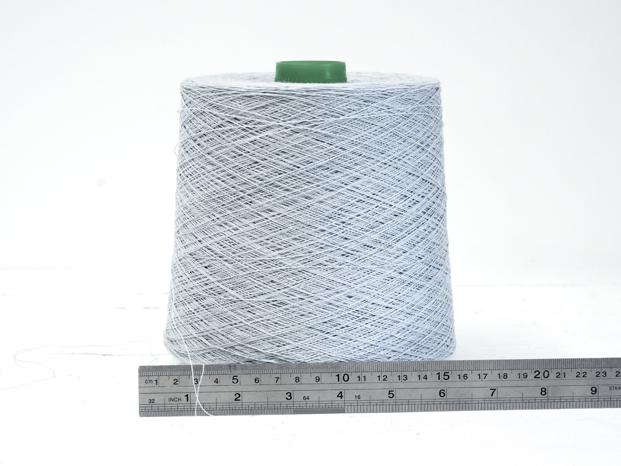 Pale blue Linen Yarn: Baltic Flax, Lace Knitting, Crochet (100g/1000m in Cone)