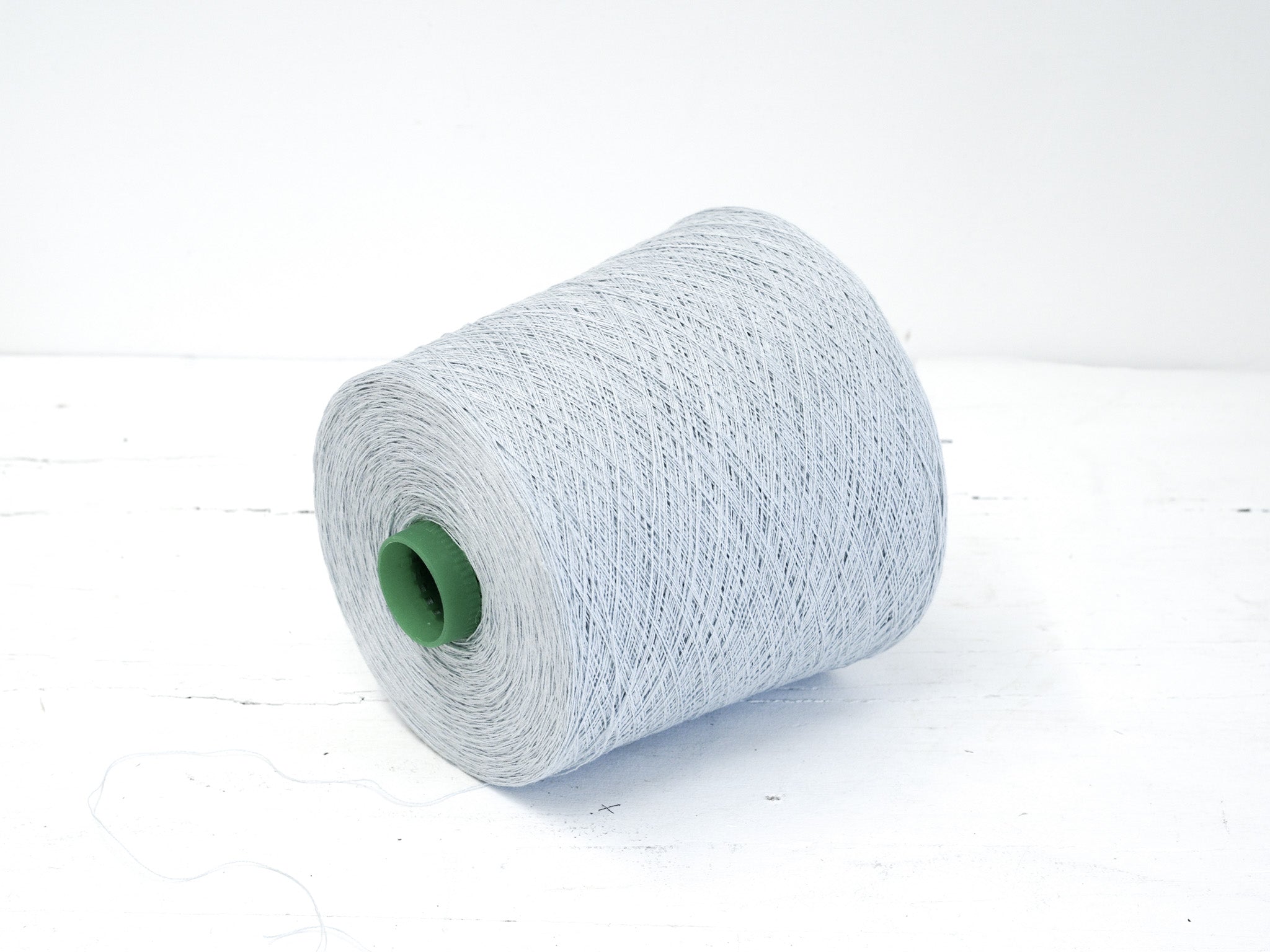 Pale blue Linen Yarn: Baltic Flax, Lace Knitting, Crochet (100g/1000m in Cone)