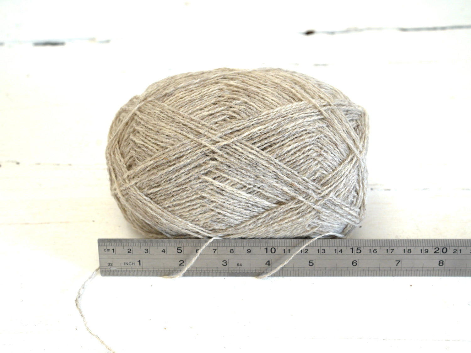 Grey-brown color New Zealand  fingering wool - 265