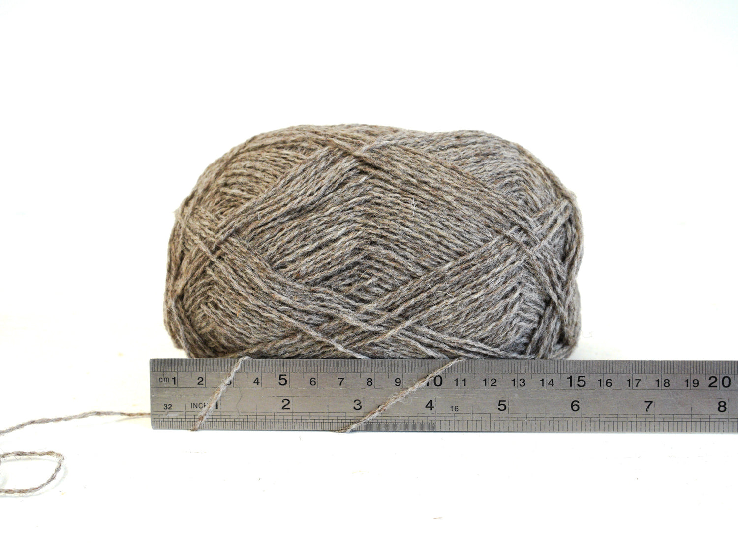 Grey-brown color New Zealand  fingering wool - 266