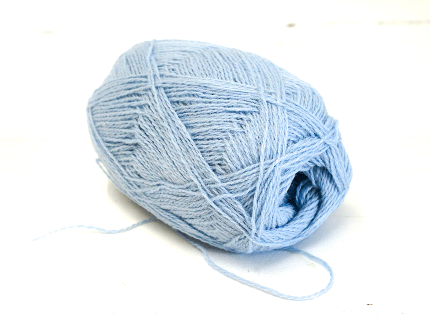 Babyblaues neuseeländisches Wollgarn - 420