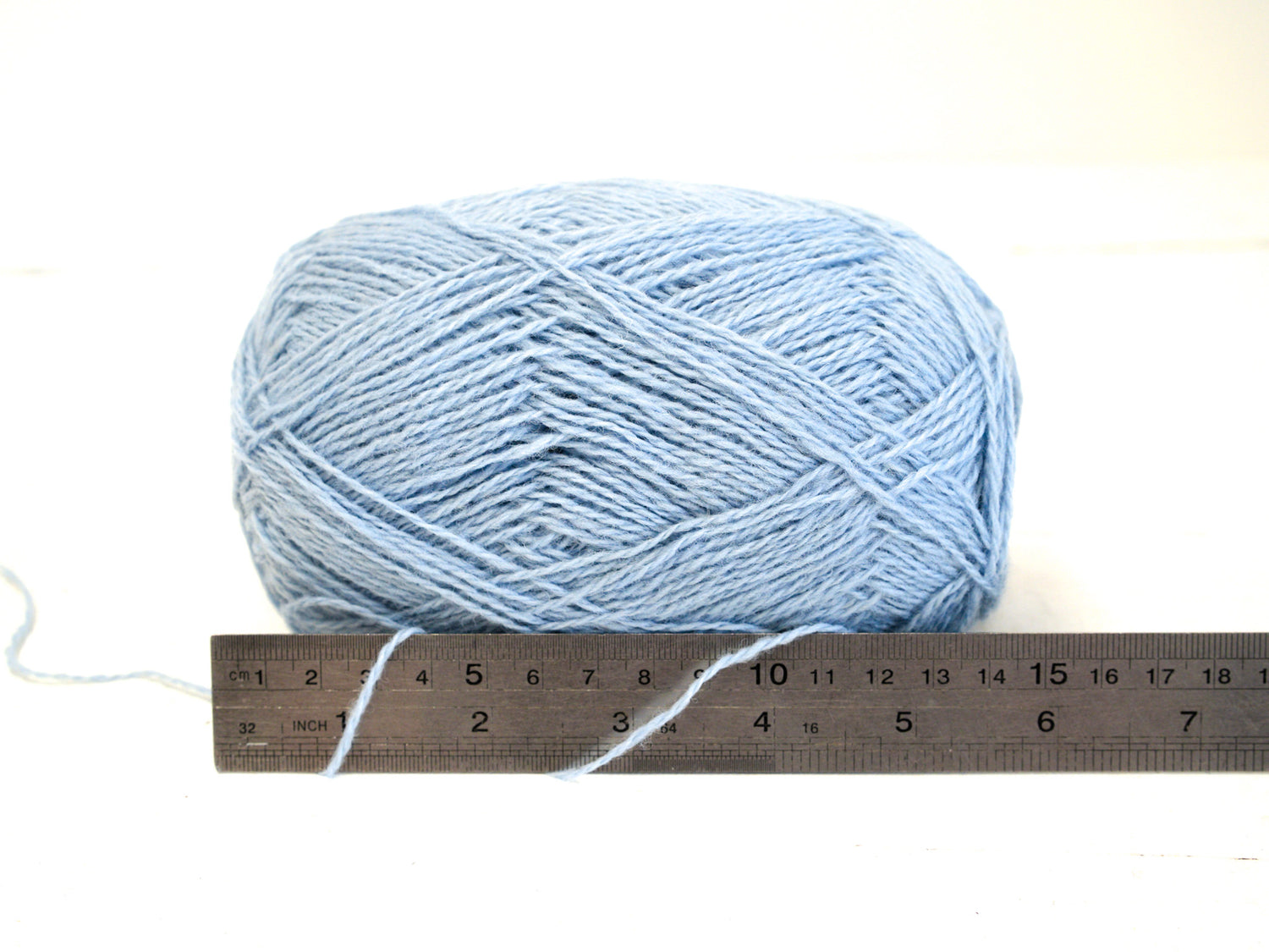 Babyblaues neuseeländisches Wollgarn - 420