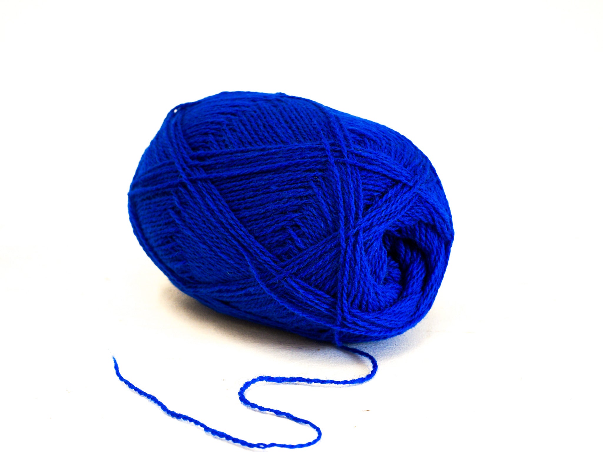 Royal blue New Zealand wool yarn - 460