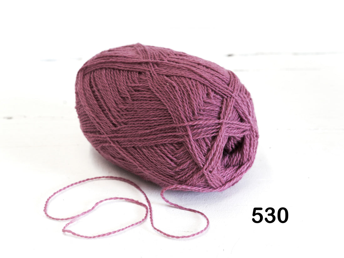 Vintage Berry New Zealand wool yarn - 530