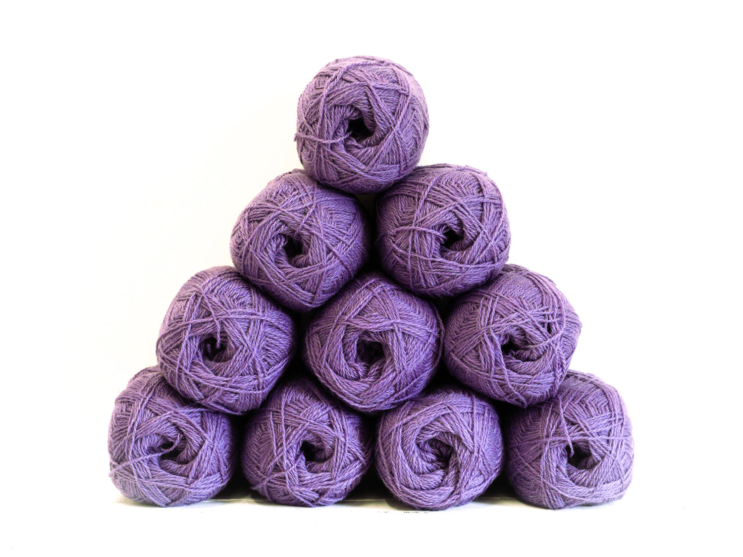 Dusty violet New Zealand wool yarn - 255