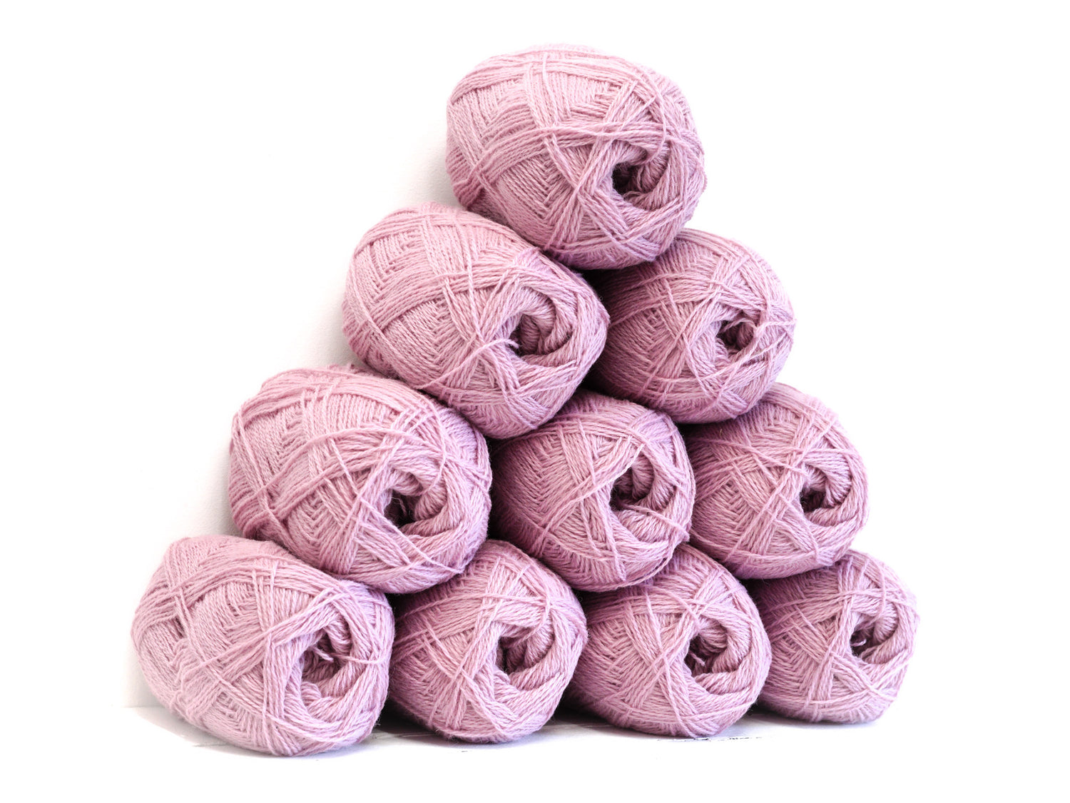 Ash rose color New Zealand wool yarn - 508