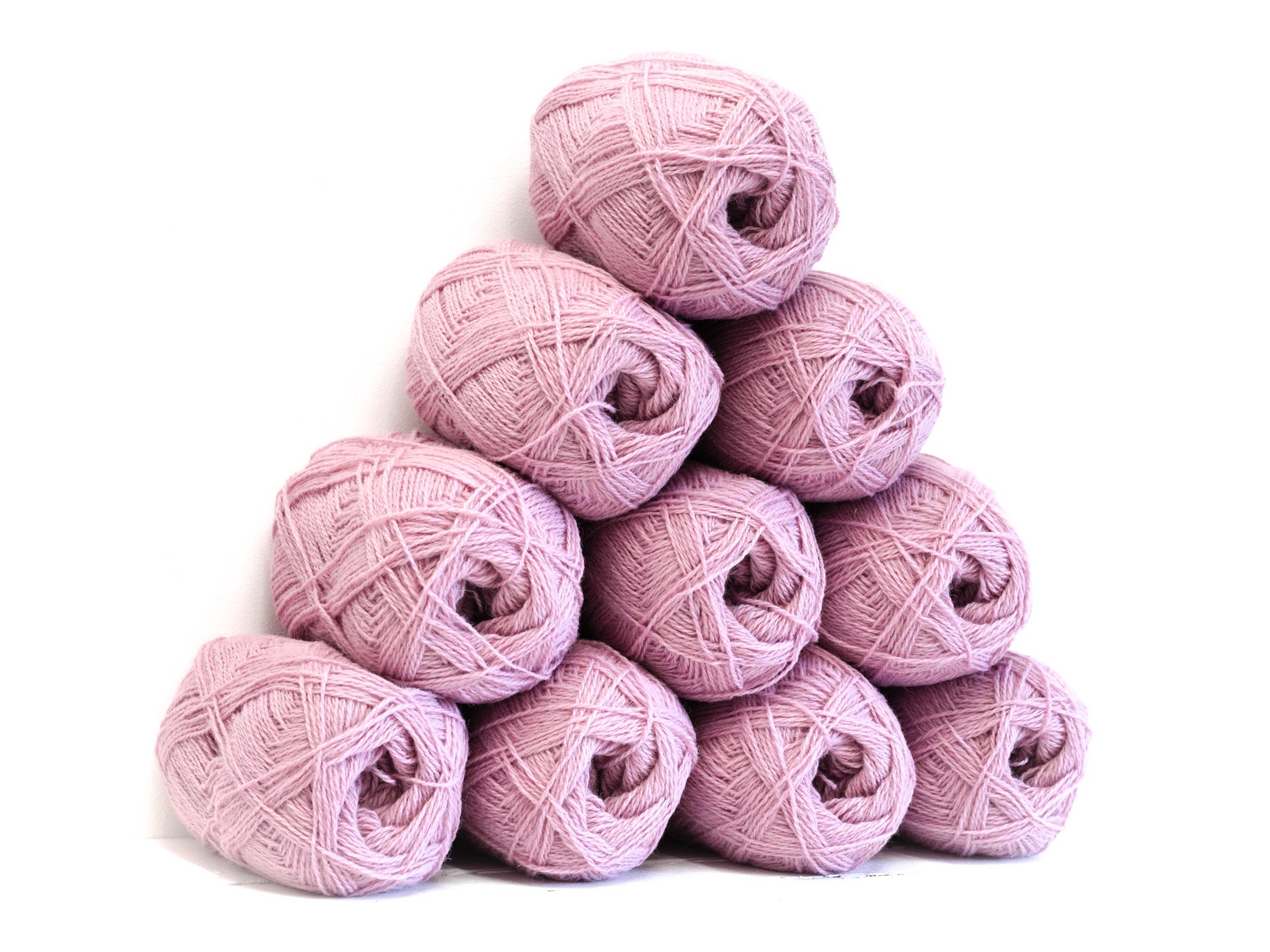 Ash rose color New Zealand wool yarn - 508