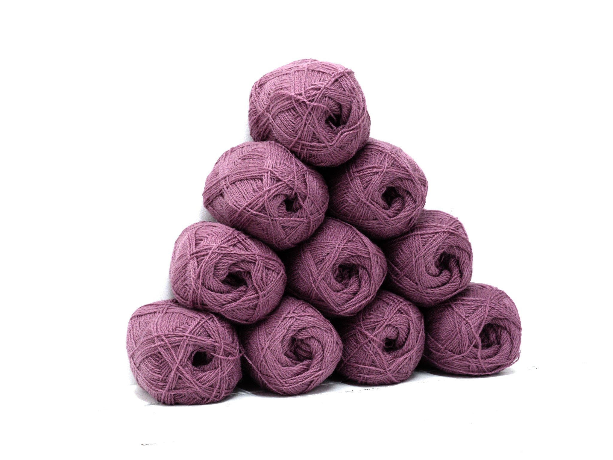 Winter rose color New Zealand wool yarn - 253