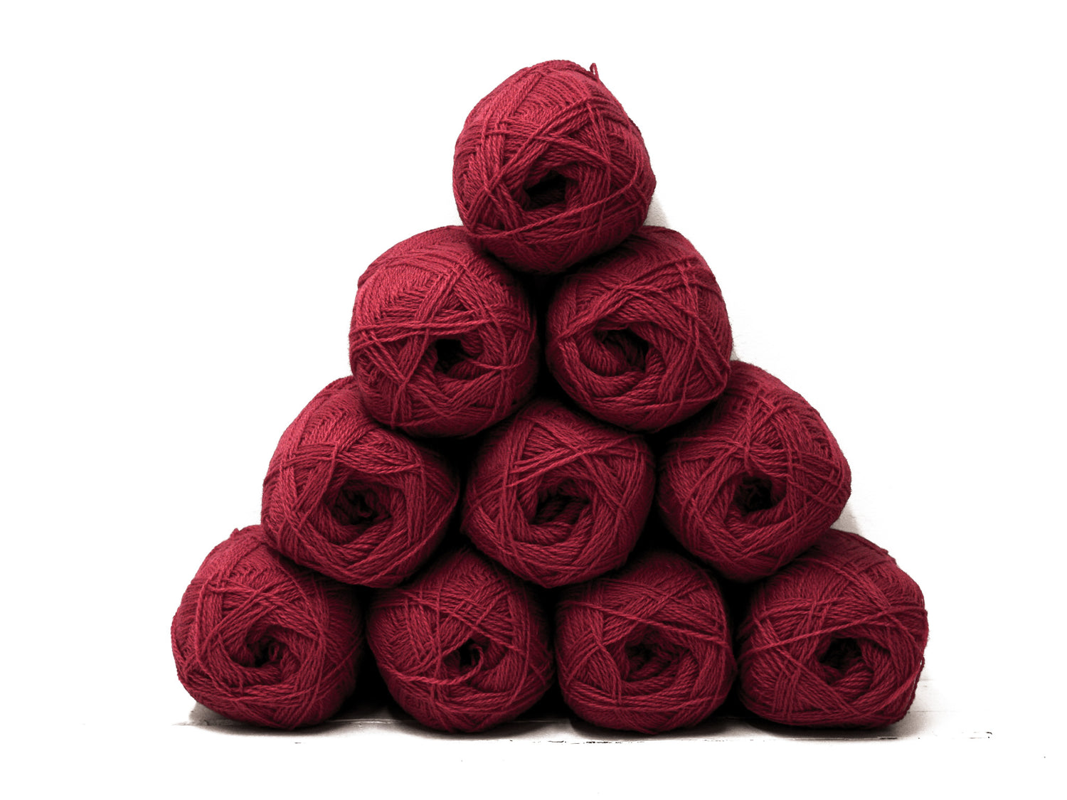 Crimson Red New Zealand wool yarn - 560
