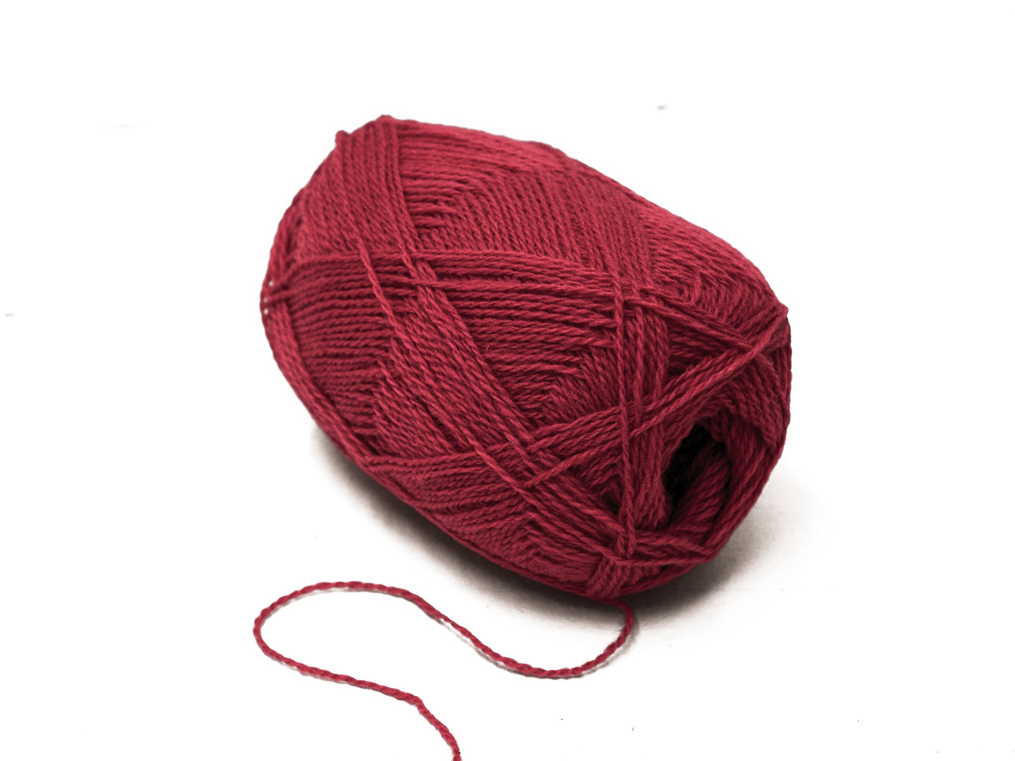 Crimson Red New Zealand wool yarn - 560