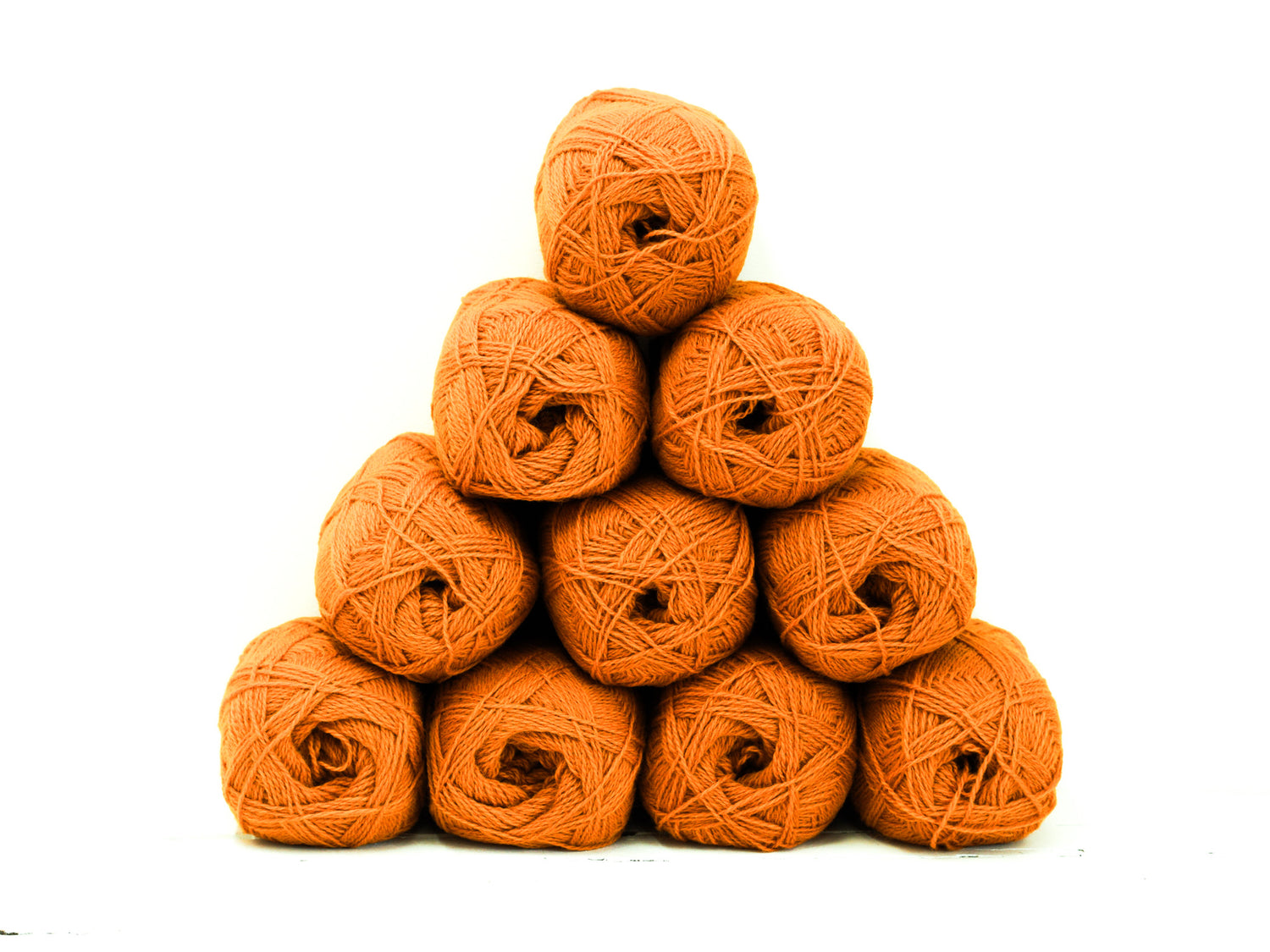 Pumpkin Color wool yarn - 290