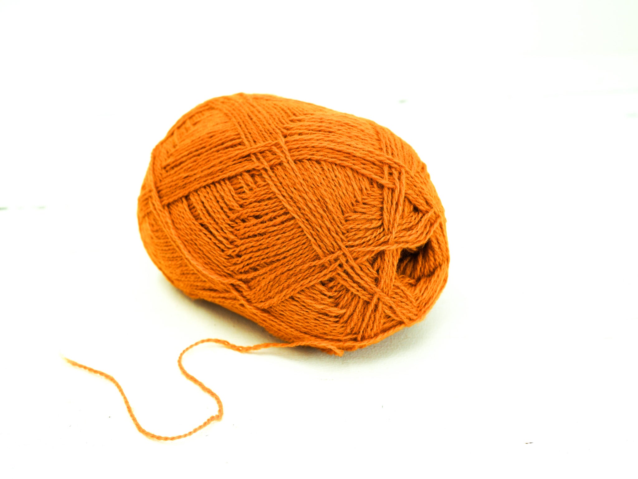 Pumpkin Color wool yarn - 290