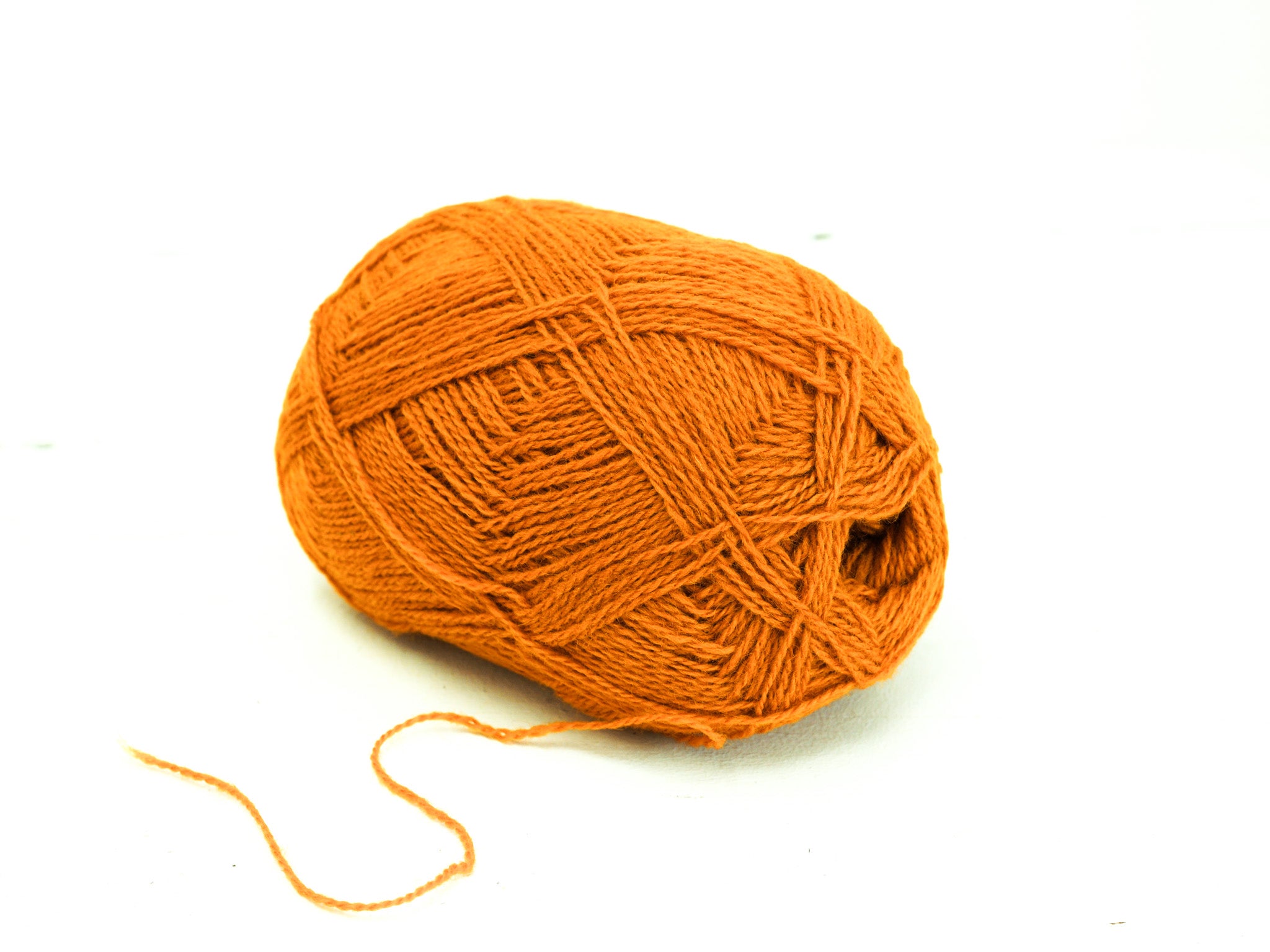 Pumpkin Color wool yarn - 290