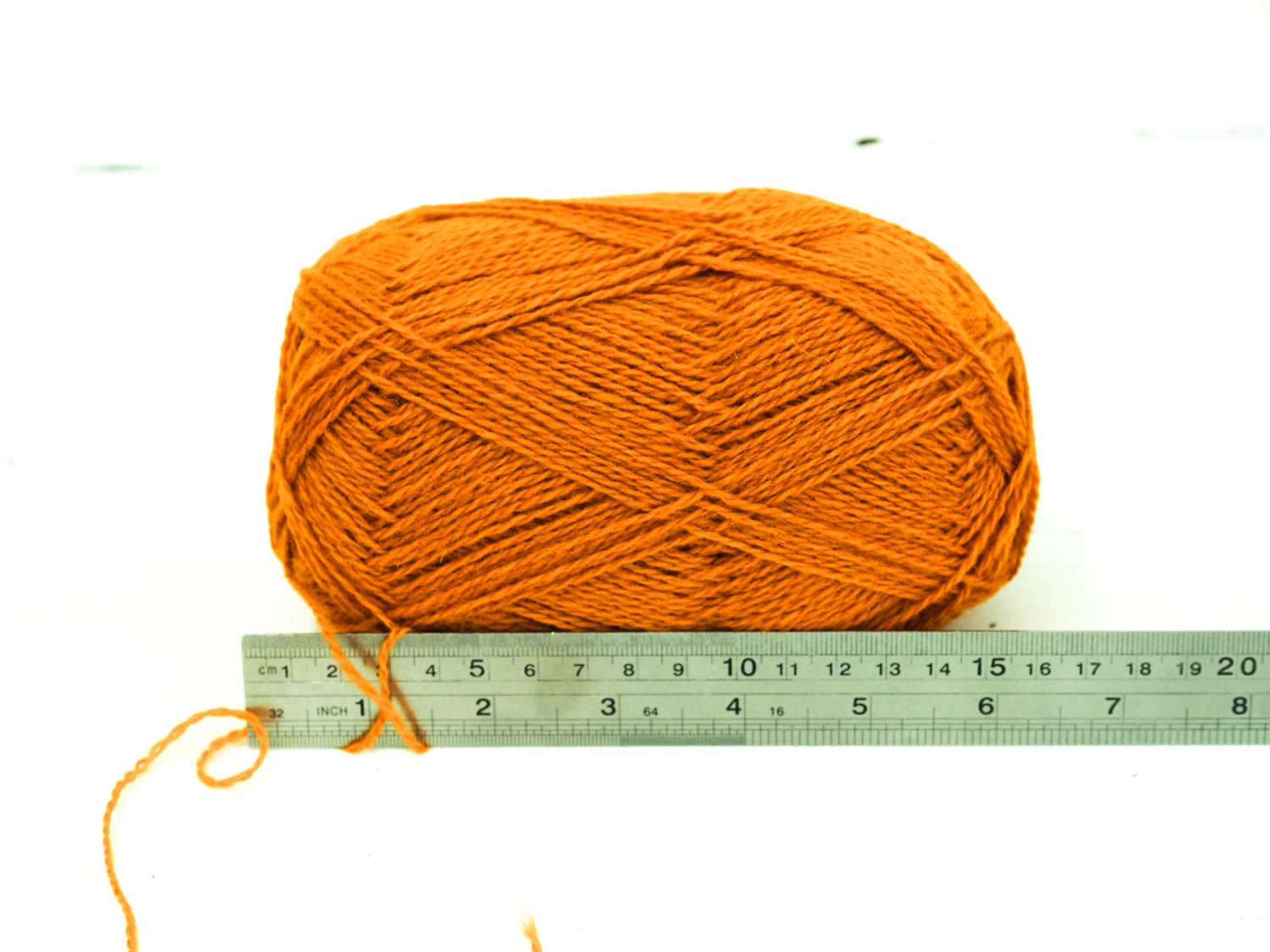 Pumpkin Color wool yarn - 290