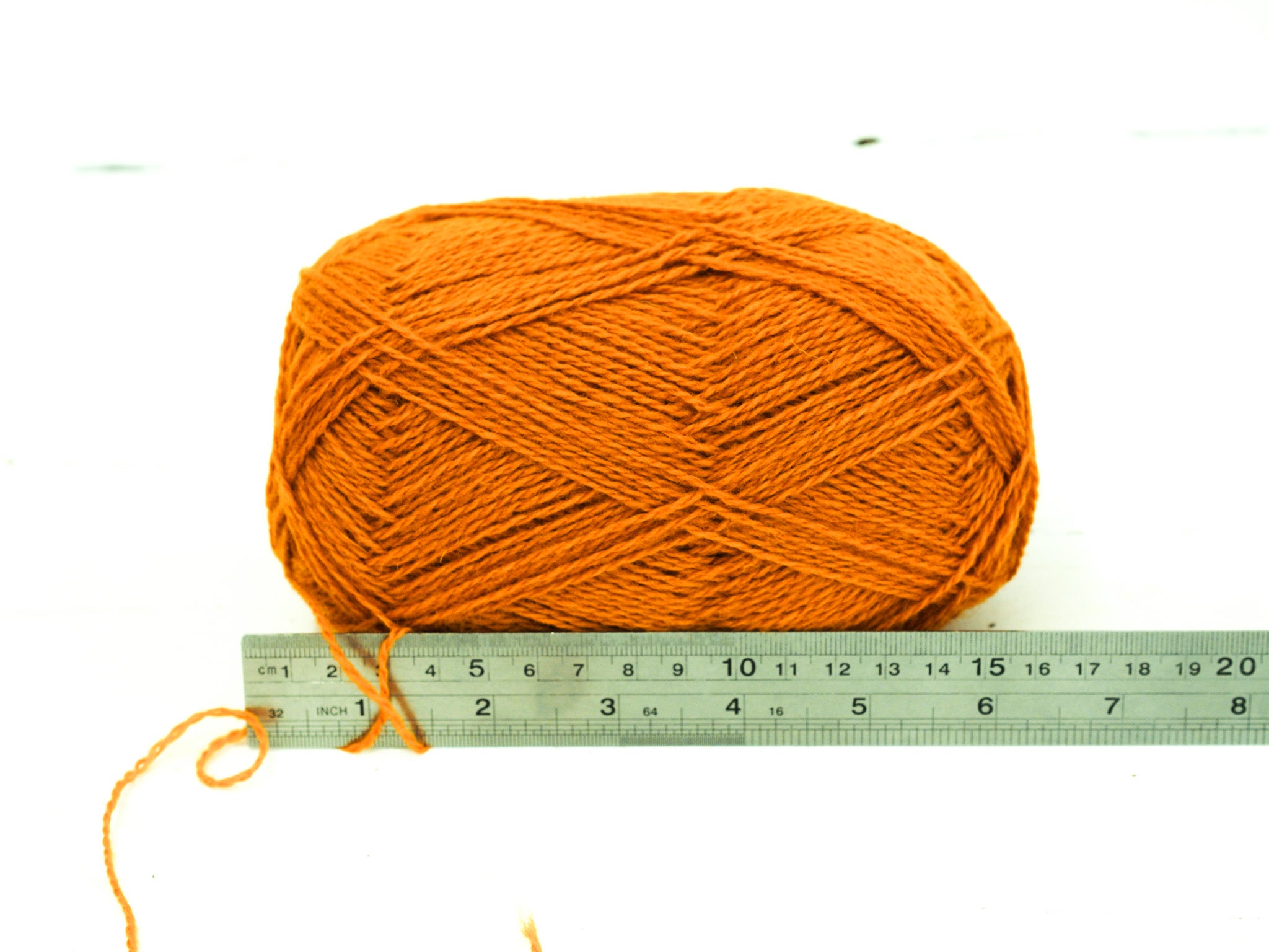 Pumpkin Color wool yarn - 290