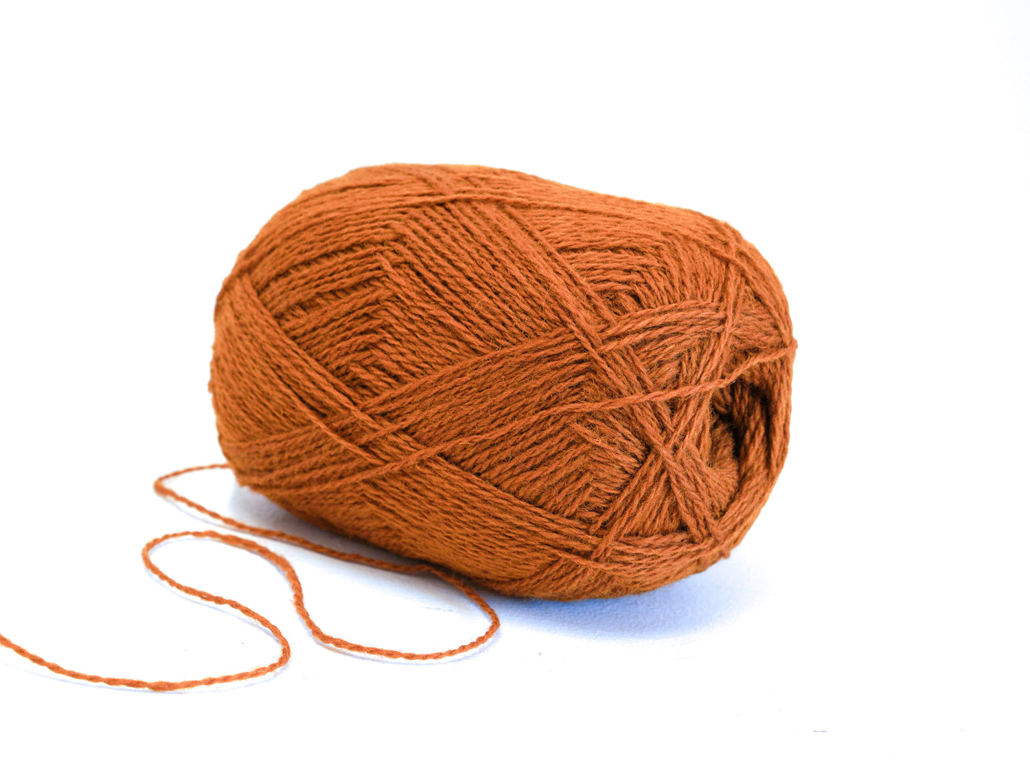 Natural Brick Color wool yarn 100g./3,5oz - 274