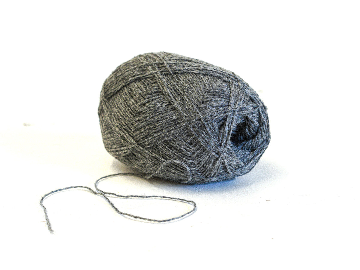 Graphitgraue Wolle aus Neuseeland - 206