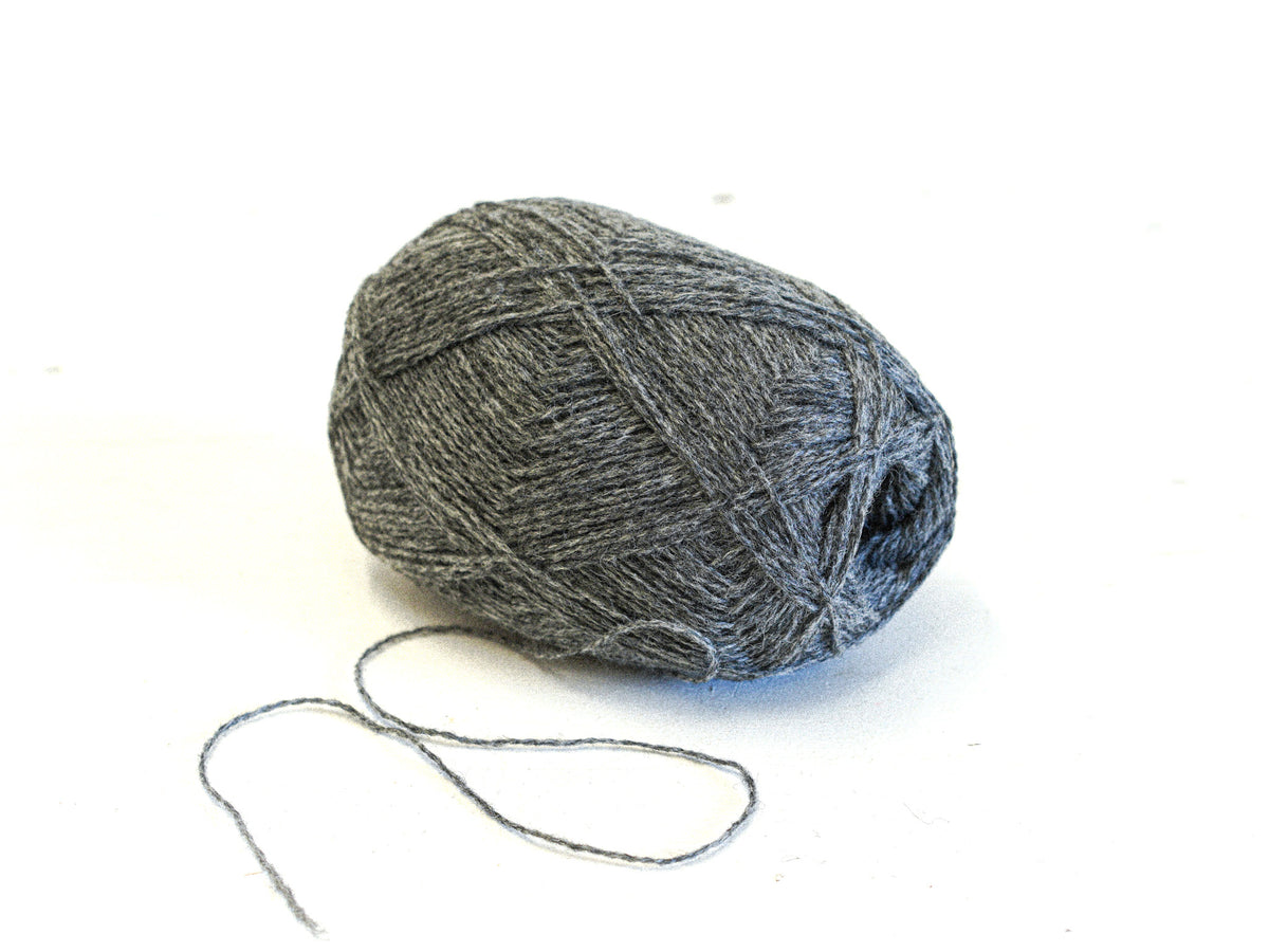 Graphitgraue Wolle aus Neuseeland - 206