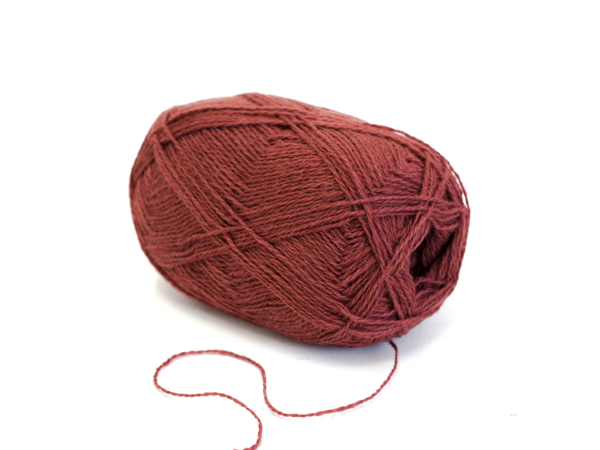 Burnt brick Color wool yarn - 276