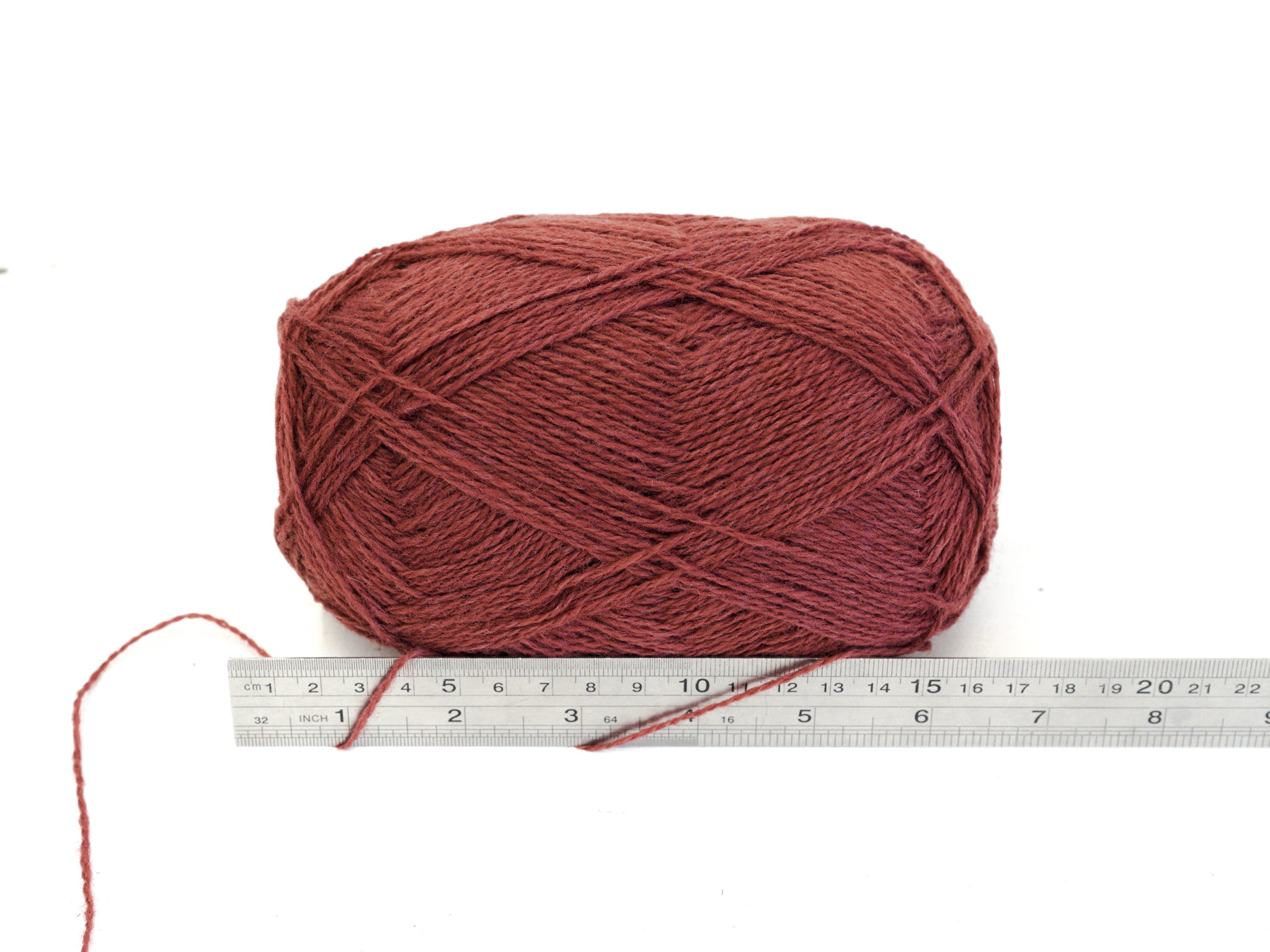 Burnt brick Color wool yarn - 276