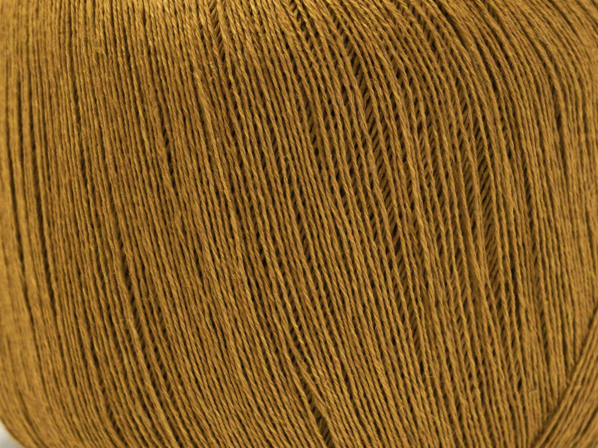 100% Linen Yarn – Golden Mustard - 100g/600m