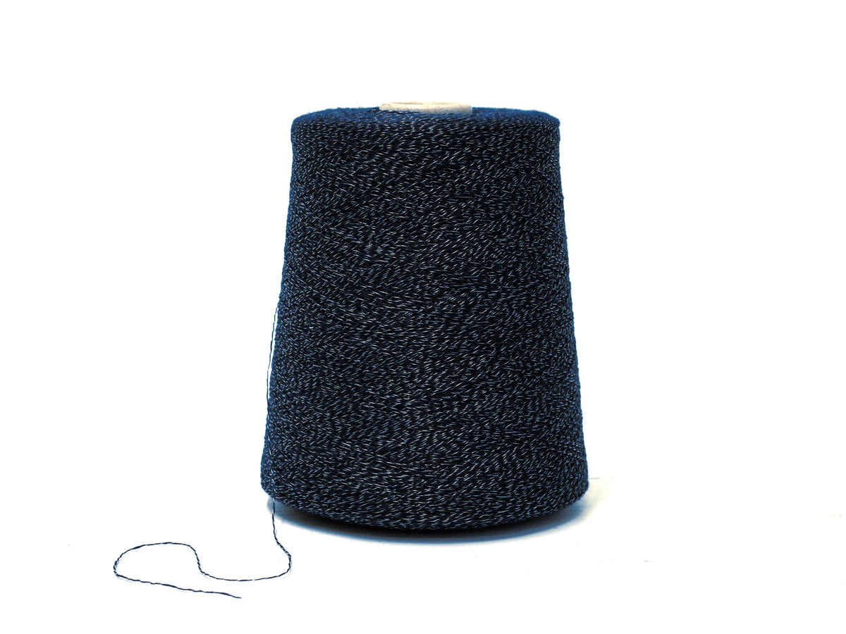Blue Cashmere &amp; Wool Yarn | Melange Washes to Solid Blue - 500g cone