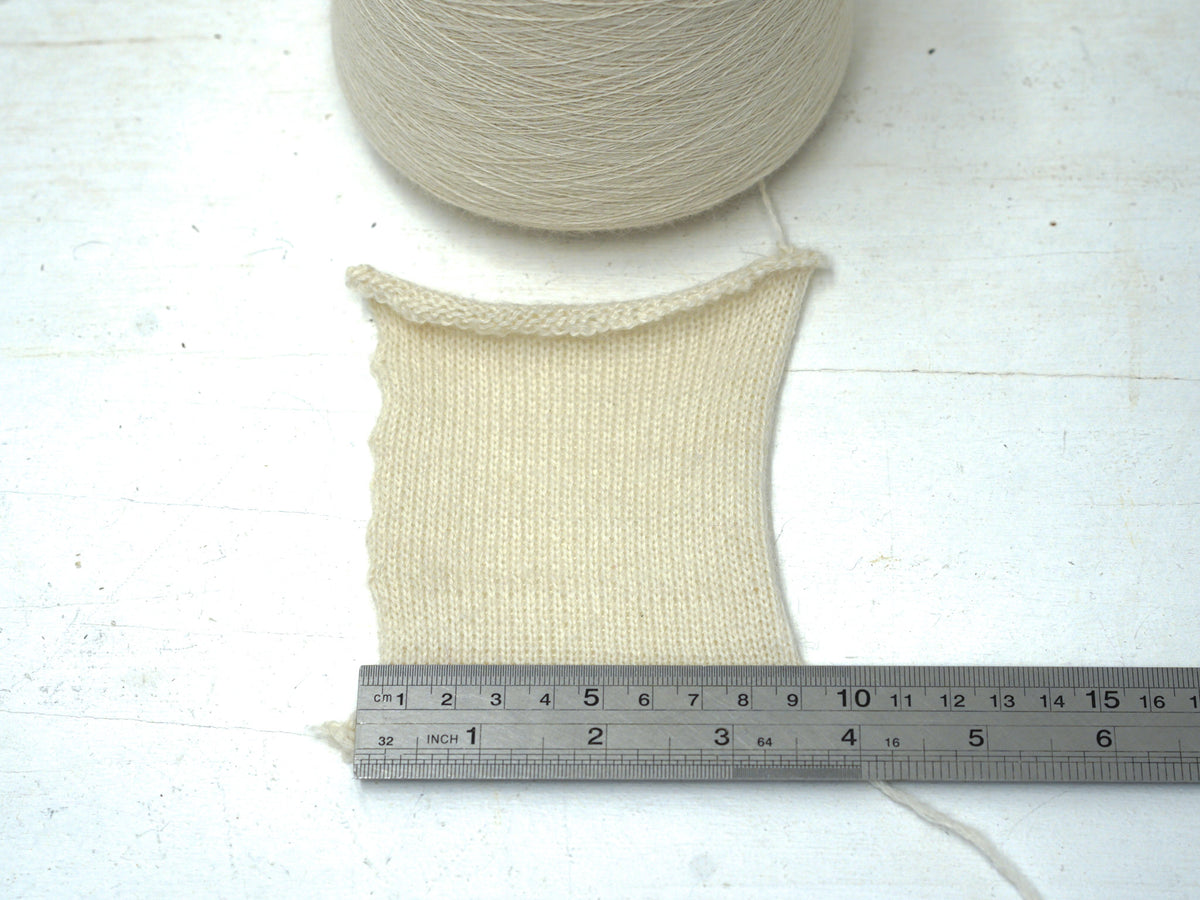 Milk White 100% Baby Alpaca Yarn | 500 g Cone / 6,000 m